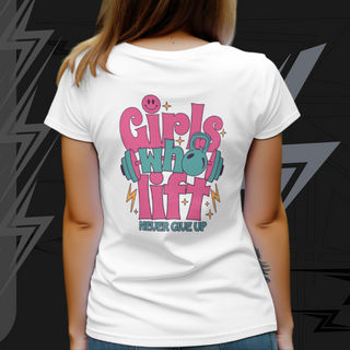 Nome do produtoCamisa Baby Look - Girls Who Lift