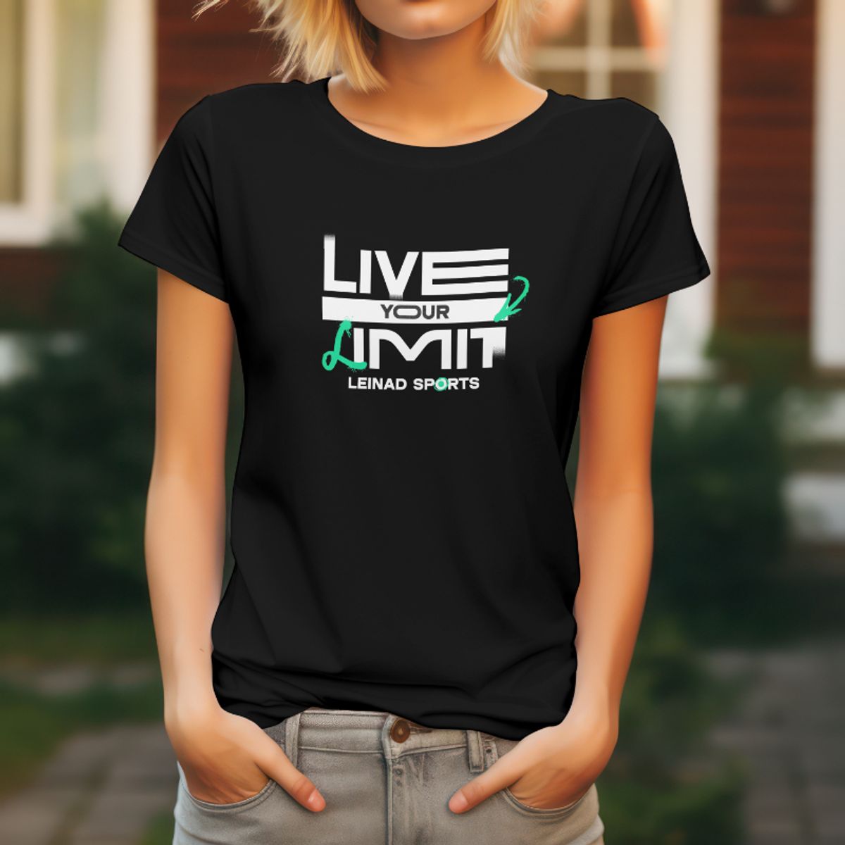 Nome do produto: Camisa Baby Look Quality - Live Your Limit Leinad Sports