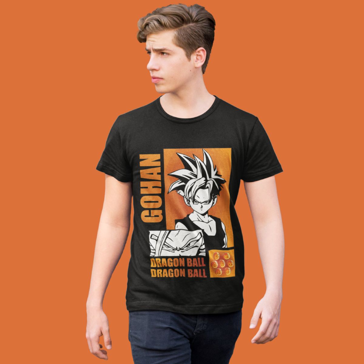 Nome do produto: Camiseta Unissex Dragon Ball - Gohan