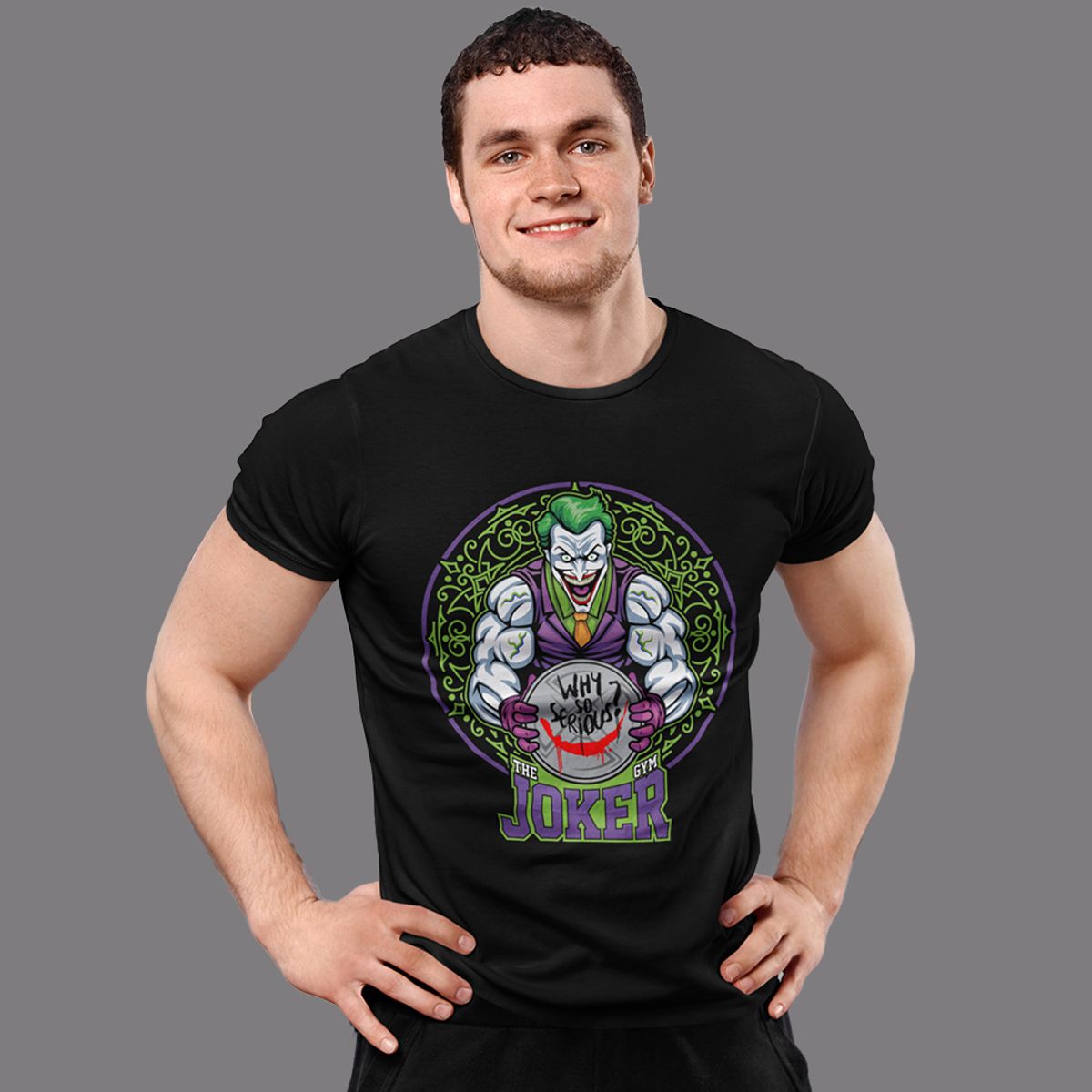 Nome do produto: Camiseta Unissex Joker GYM