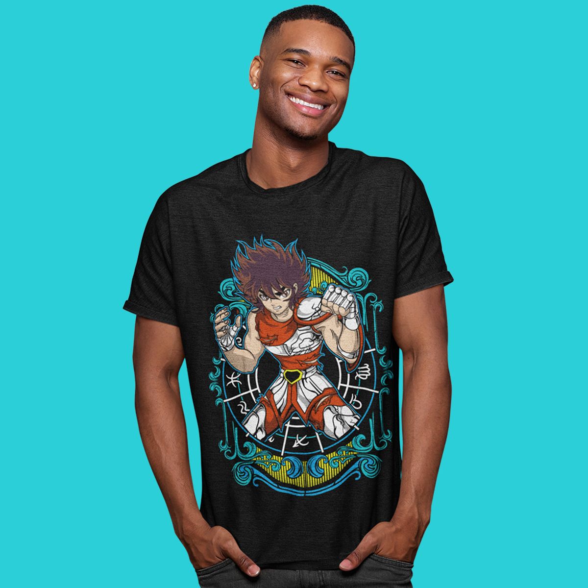 Nome do produto: Camiseta Unissex Saint Seiya - Seiya 