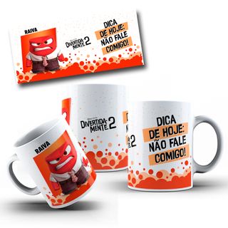 Nome do produtoCaneca Divertidamente - Raiva