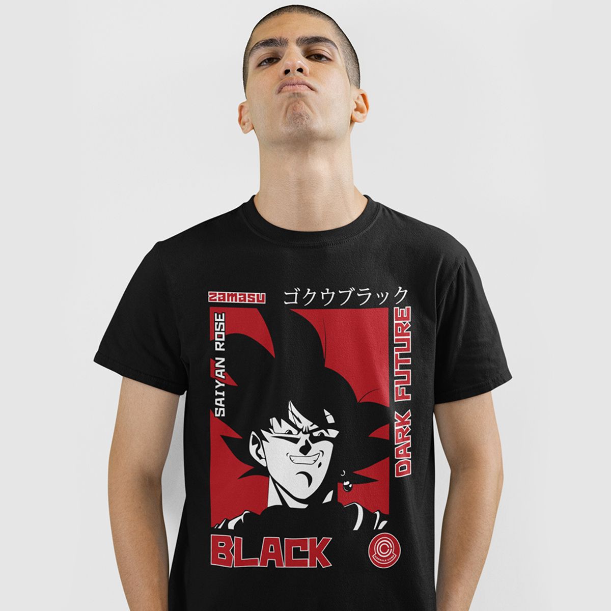 Nome do produto: Camiseta Unissex Dragon Ball - Goku Black