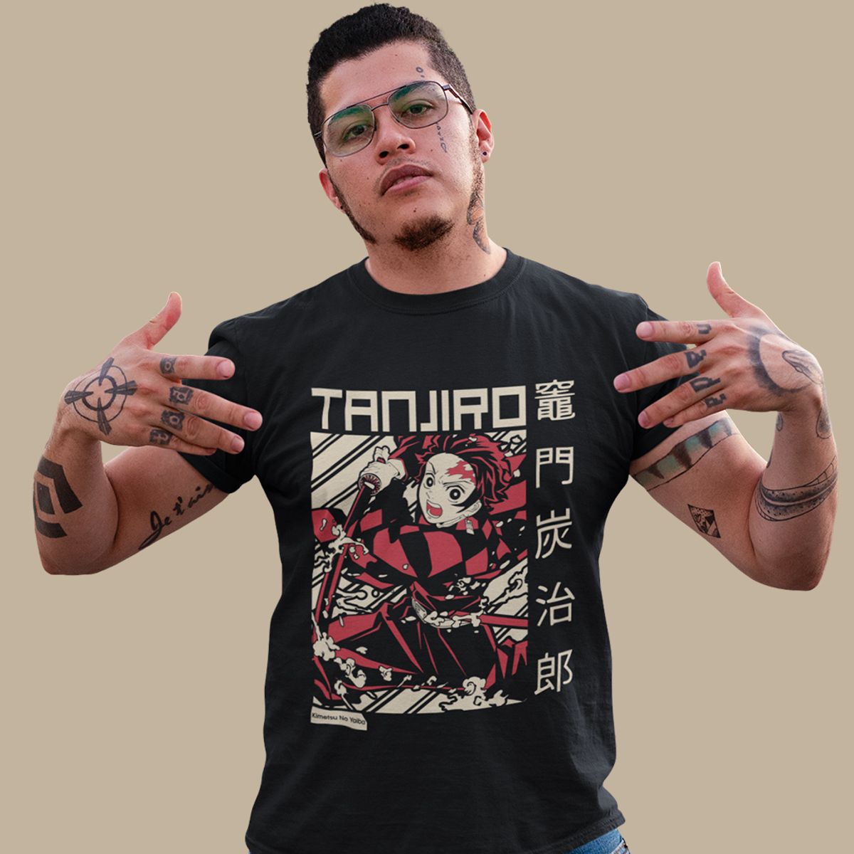 Nome do produto: Camiseta Unissex Demon Slayer - Tanjiro