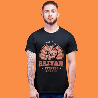 Nome do produtoCamiseta Unissex Saiyan Fitness - GYM