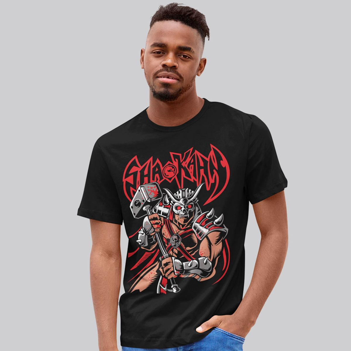 Nome do produto: Camiseta Unissex Shao Kahn - Mortal Kombat