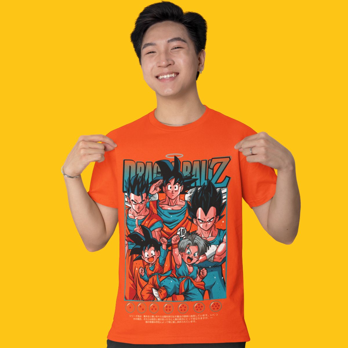 Nome do produto: Camiseta Unissex Dragon Ball - Saga Buu