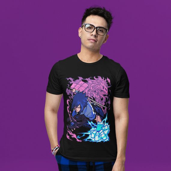 Camisa Unissex Naruto - Sasuke Susanoo