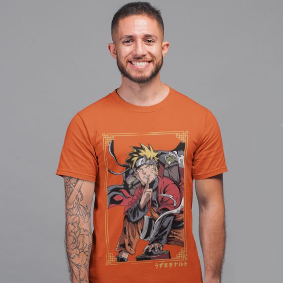 Camiseta Unissex Naruto - Naruto modo Sannin