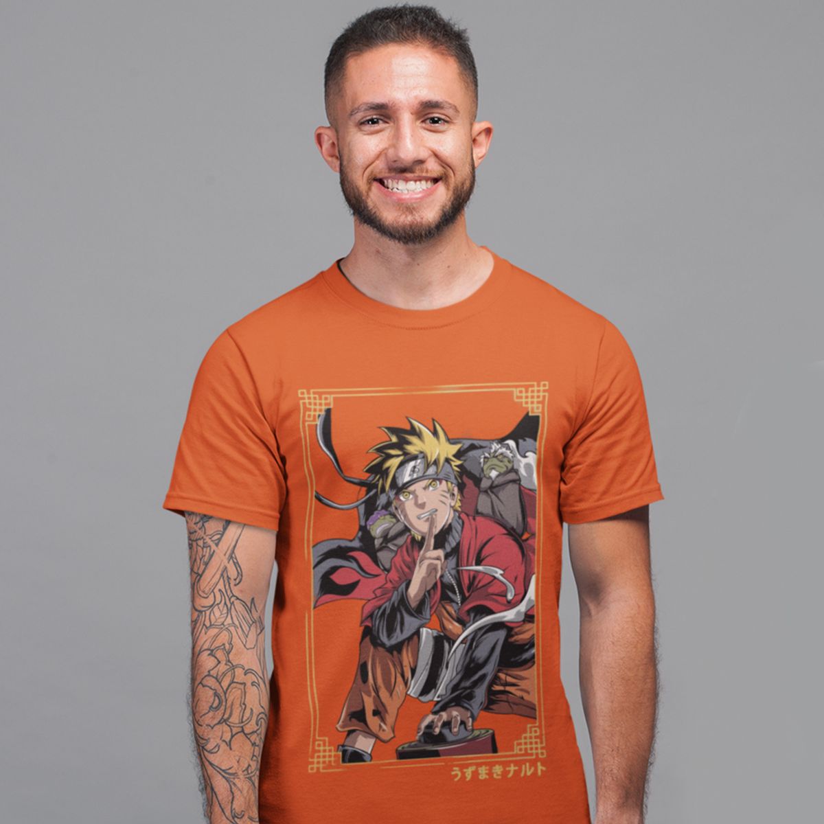 Nome do produto: Camiseta Unissex Naruto - Naruto modo Sannin