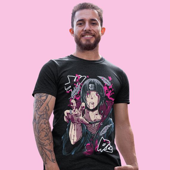 Camiseta Unissex Naruto - Uchiha Itachi 