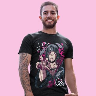 Nome do produtoCamiseta Unissex Naruto - Uchiha Itachi 