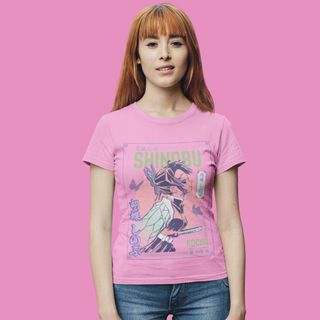 Nome do produtoCamiseta Unissex Demon Slayer - Shinobu Kochō