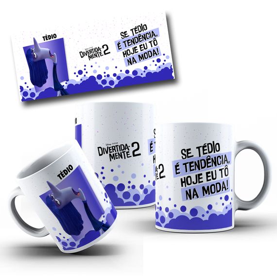 Caneca Divertidamente - Tédio