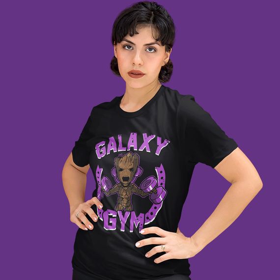 Camiseta Unissex Galaxy Groot - GYM