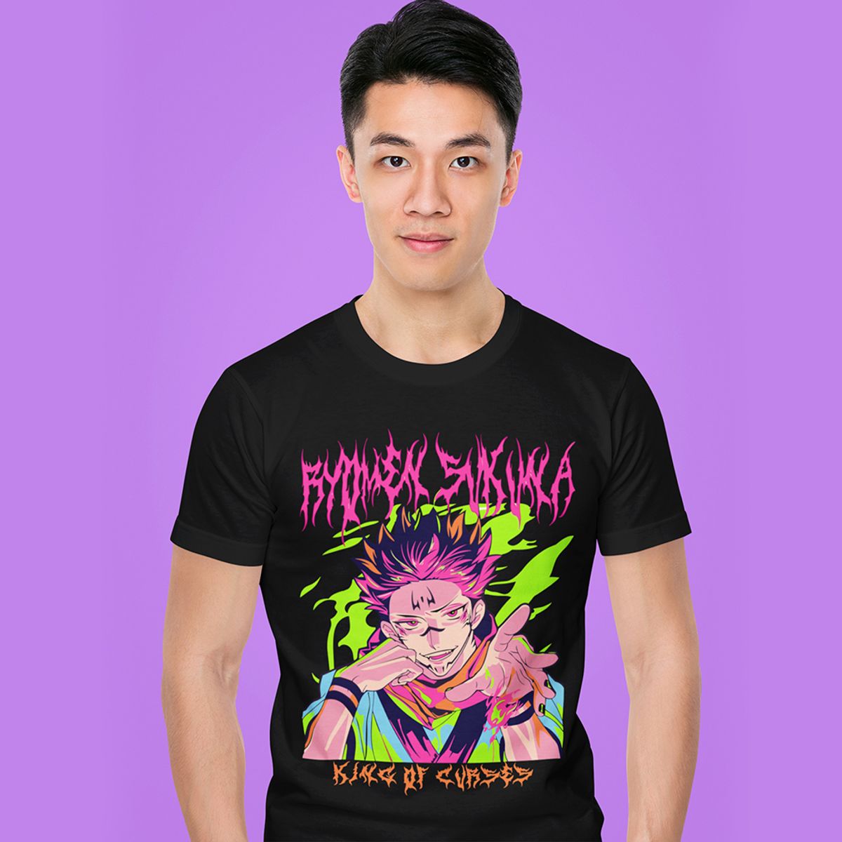 Nome do produto: Camiseta Unissex Jujutsu Kaisen - Yuji Itadori