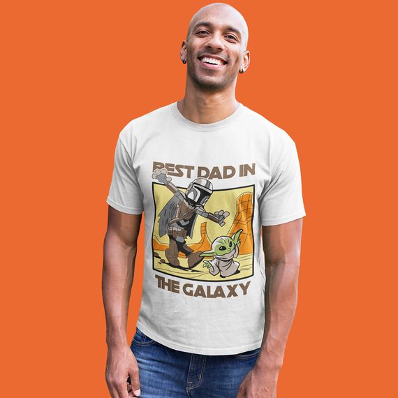 Camisa Unissex - Best Dad In the Galaxy 