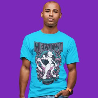 Nome do produtoCamiseta Unissex Pokémon - Mewtwo