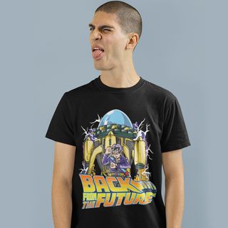 Nome do produtoCamiseta Unissex Dragon Ball - Trunks de volta para o Futuro