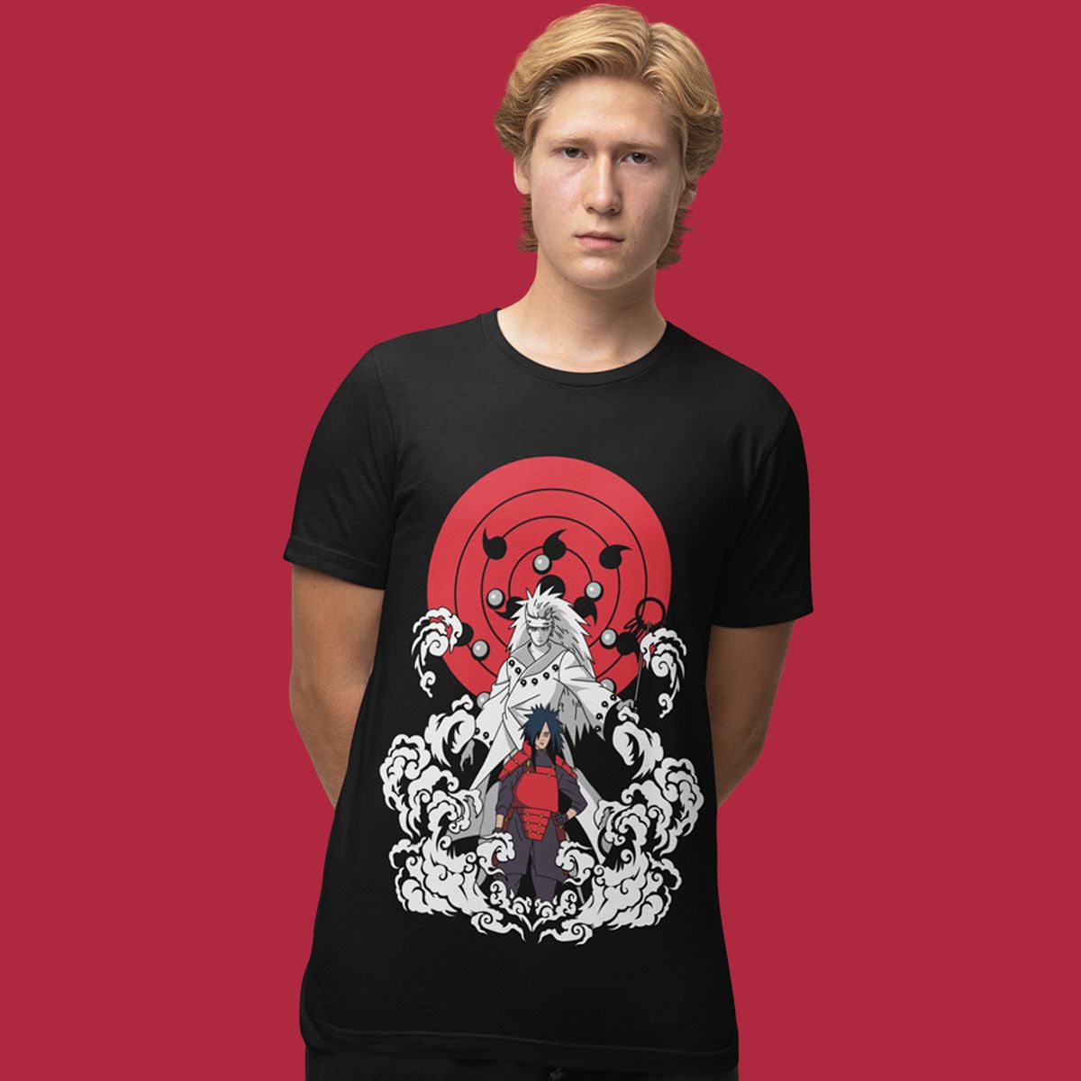 Nome do produto: Camiseta Unissex Naruto - Uchiha Madara