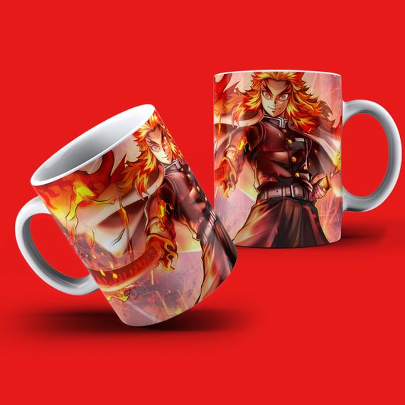 Caneca Demon Slayer - Rengoku