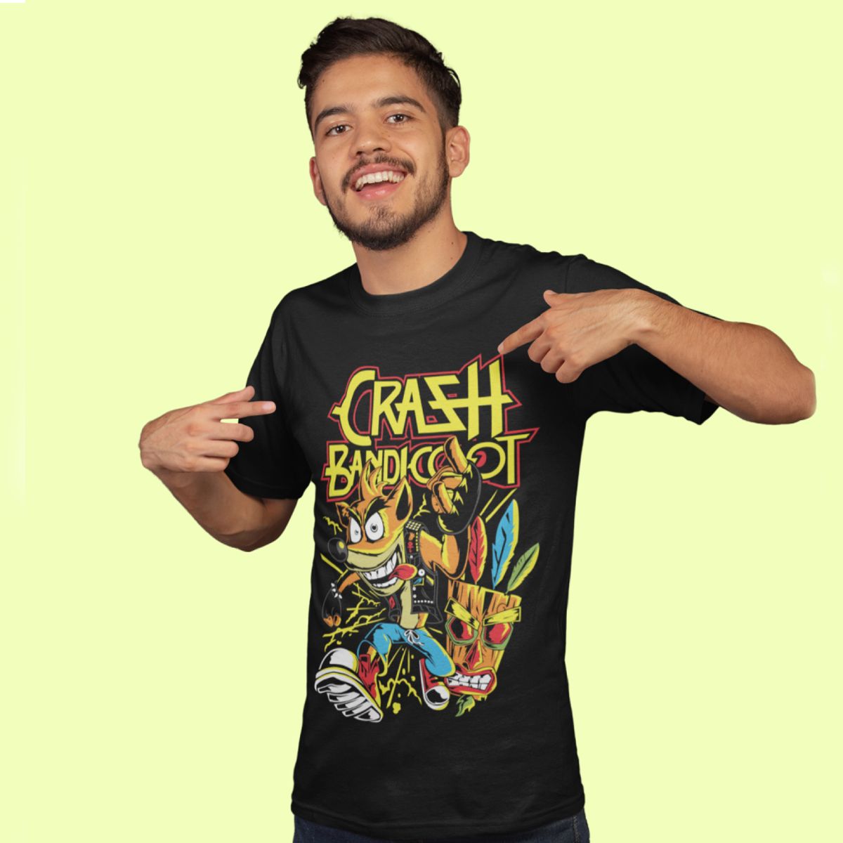 Nome do produto: Camiseta Unissex - Crash Bandicoot 