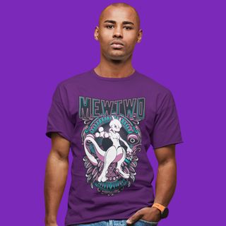 Nome do produtoCamiseta Unissex Pokémon - Mewtwo