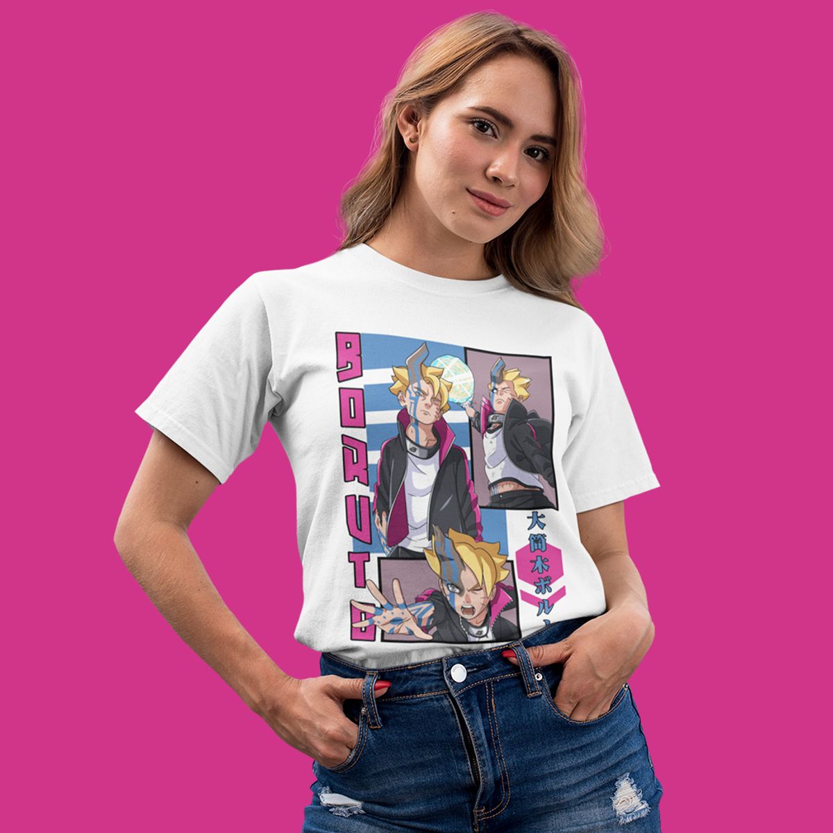 Nome do produto: Camiseta Unissex Naruto - Boruto