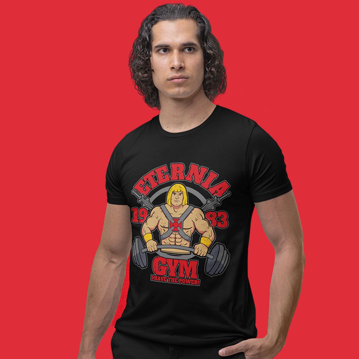 Nome do produto: Camiseta Unissex Eternia GYM - He-Man