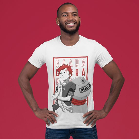 Camisa Unissex Naruto - Gaara