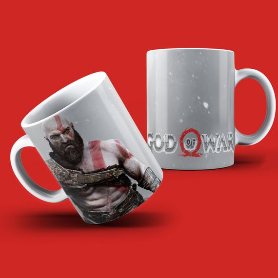 Caneca God of War - Kratos 