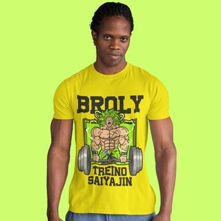 Nome do produtoCamiseta Unissex - Broly Treino Saiyajin 