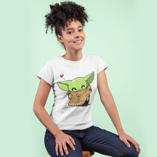 Nome do produtoCamiseta Feminina - Baby Yoda