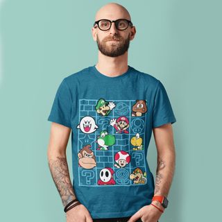 Nome do produtoCamiseta Unissex Mario - Personagens