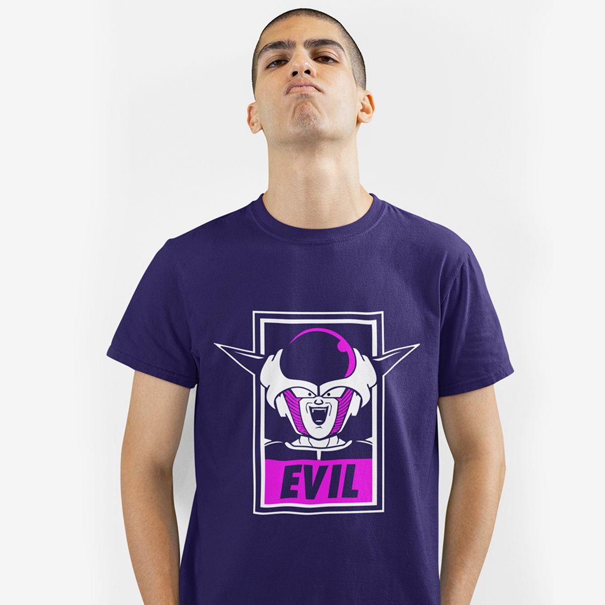 Nome do produto: Camiseta Unissex Dragon Ball - Freeza Evil