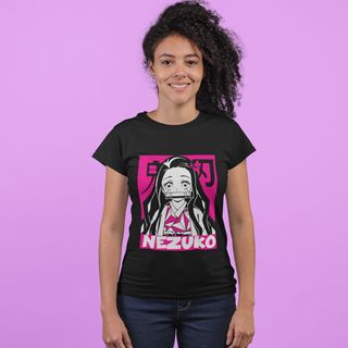 Nome do produtoCamiseta Feminina Demon Slayer - Nezuko