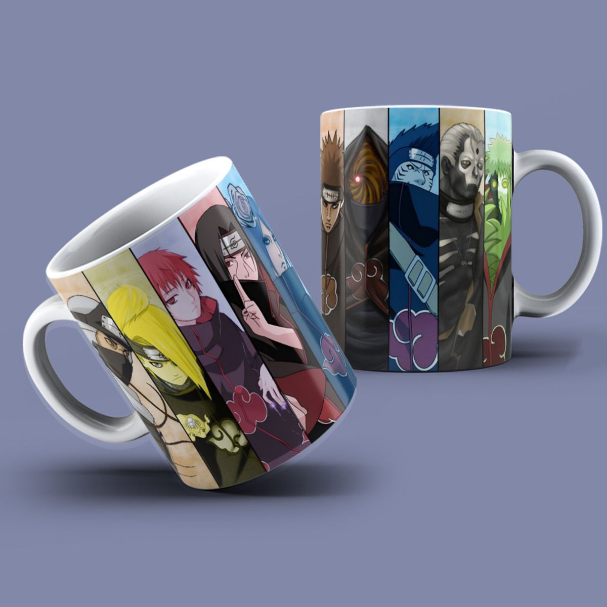 Nome do produto: Caneca Naruto Shippuden - Akatsuki