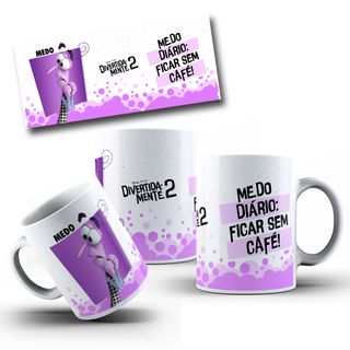 Caneca Divertidamente - Medo