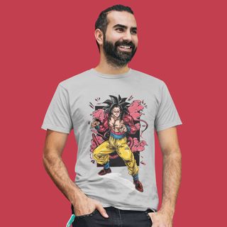 Nome do produtoCamiseta Unissex Dragon Ball - Goku SSJ4