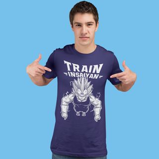 Nome do produtoCamiseta Unissex Vegeta Train Insaiyan - GYM 