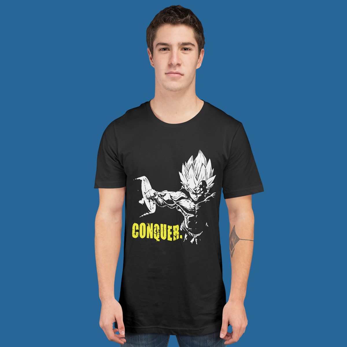 Nome do produto: Camisa Unissex Vegeta - Conquer