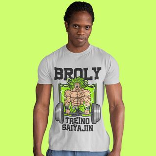 Nome do produtoCamiseta Unissex - Broly Treino Saiyajin 