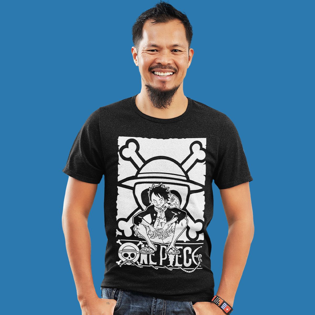 Nome do produto: Camiseta Unissex One Piece - Luffy