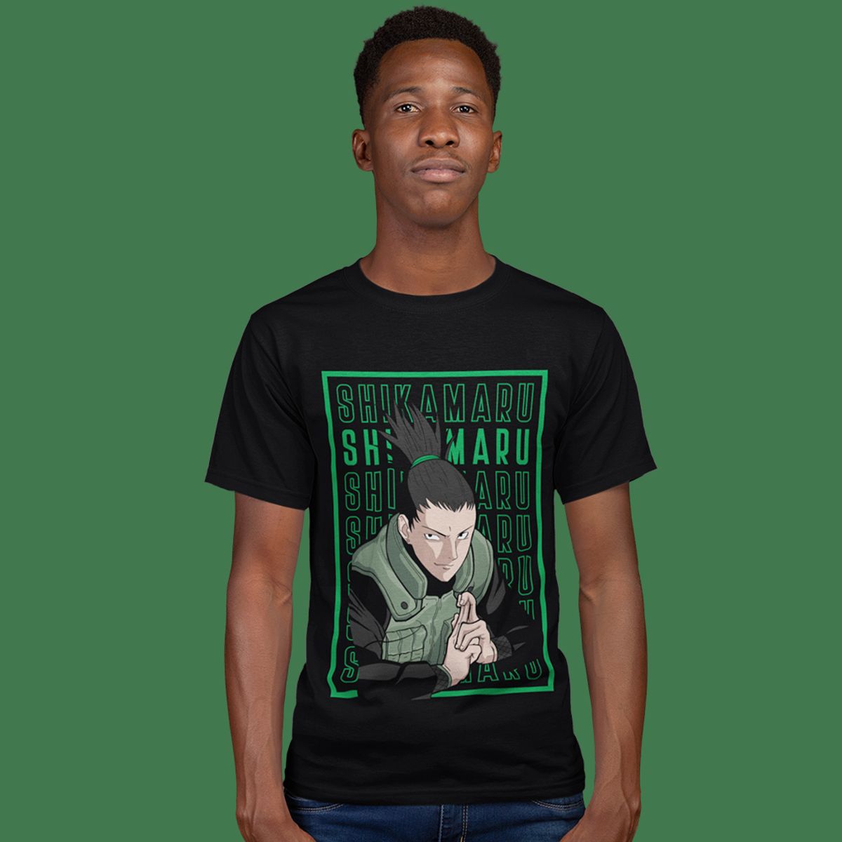 Nome do produto: Camiseta Unissex Naruto - Shikamaru