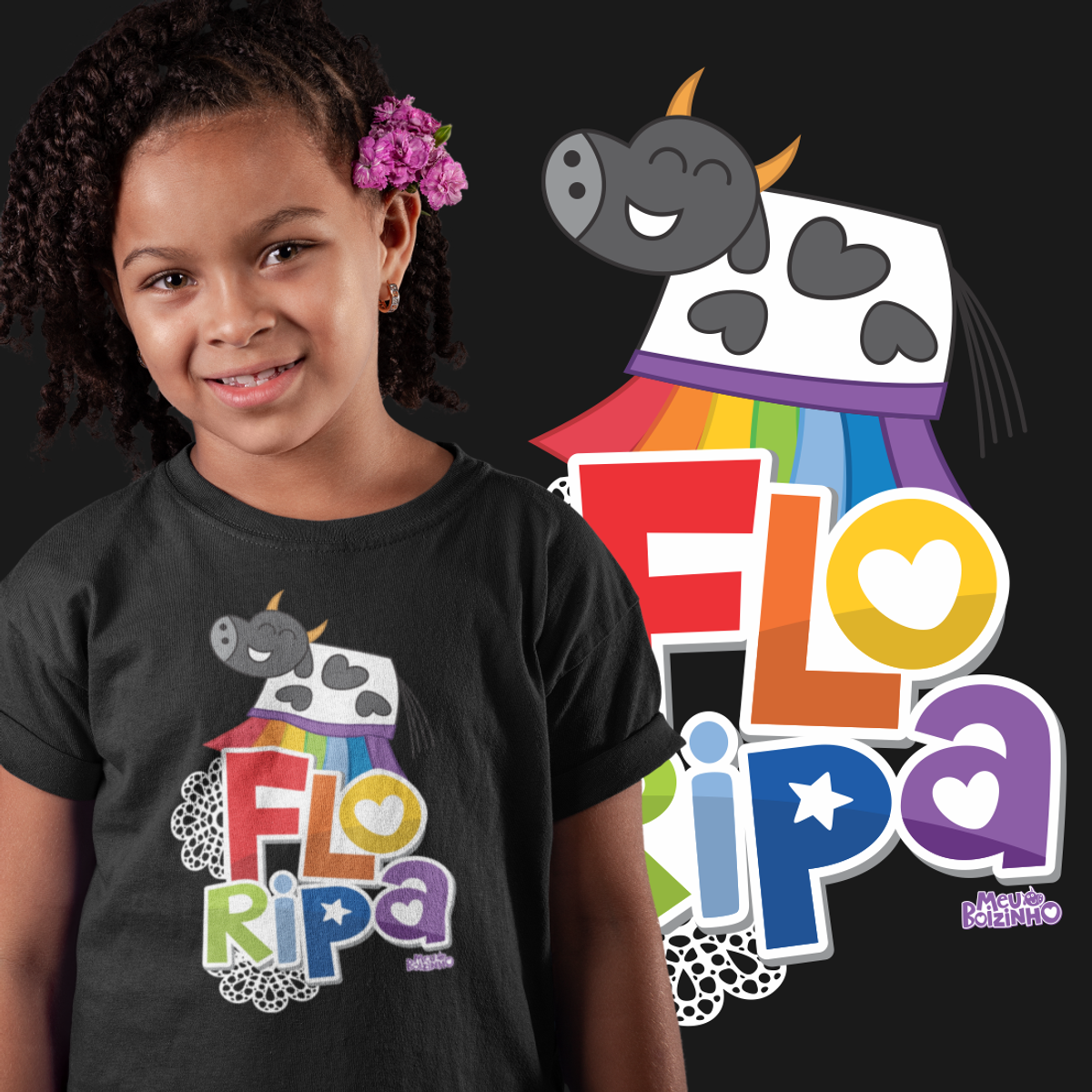 Nome do produto: Camiseta Infantil II Floripa Meu Boizinho