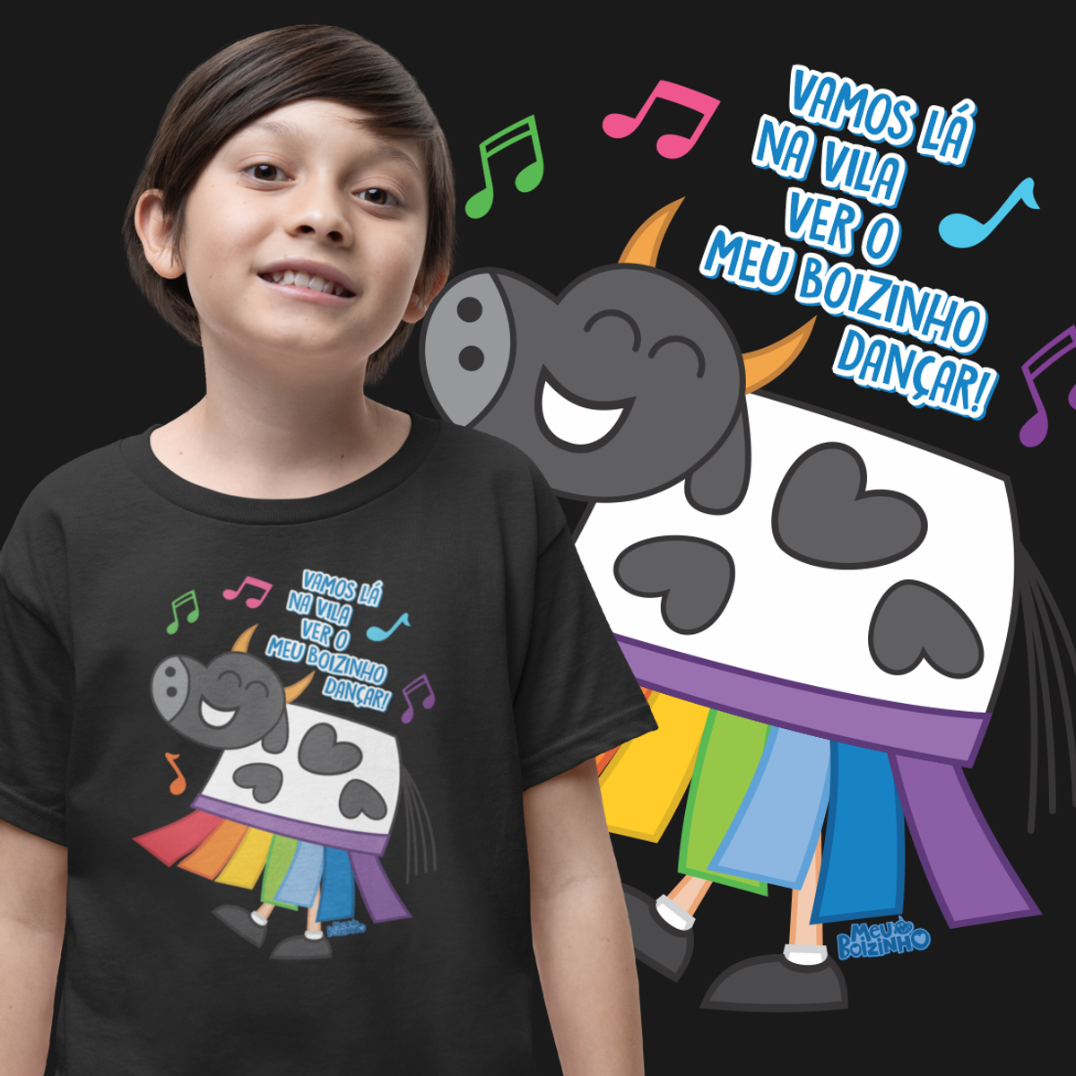 Nome do produto: Camiseta Infantil II Boizinho