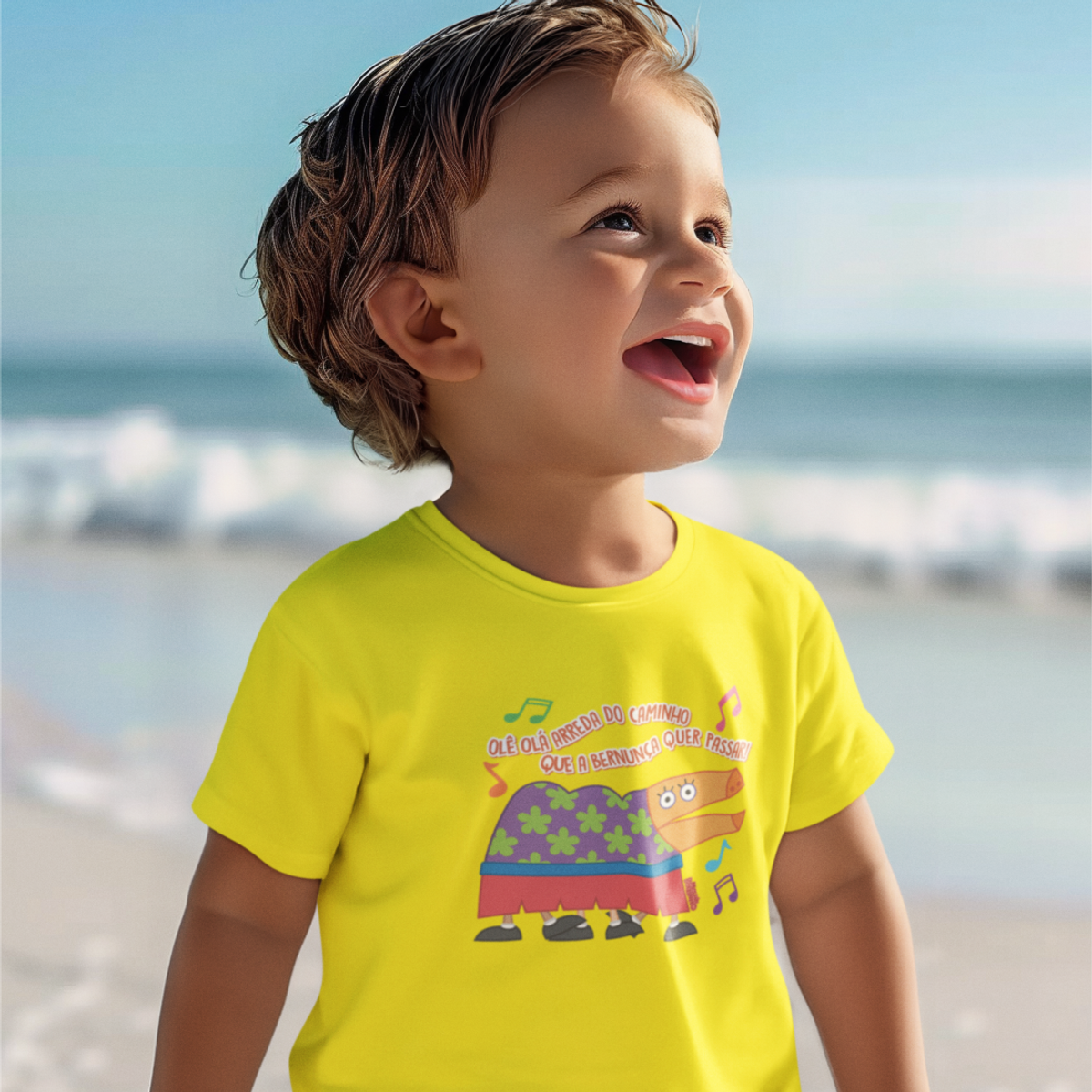 Nome do produto: Camiseta Infantil I Bernunça