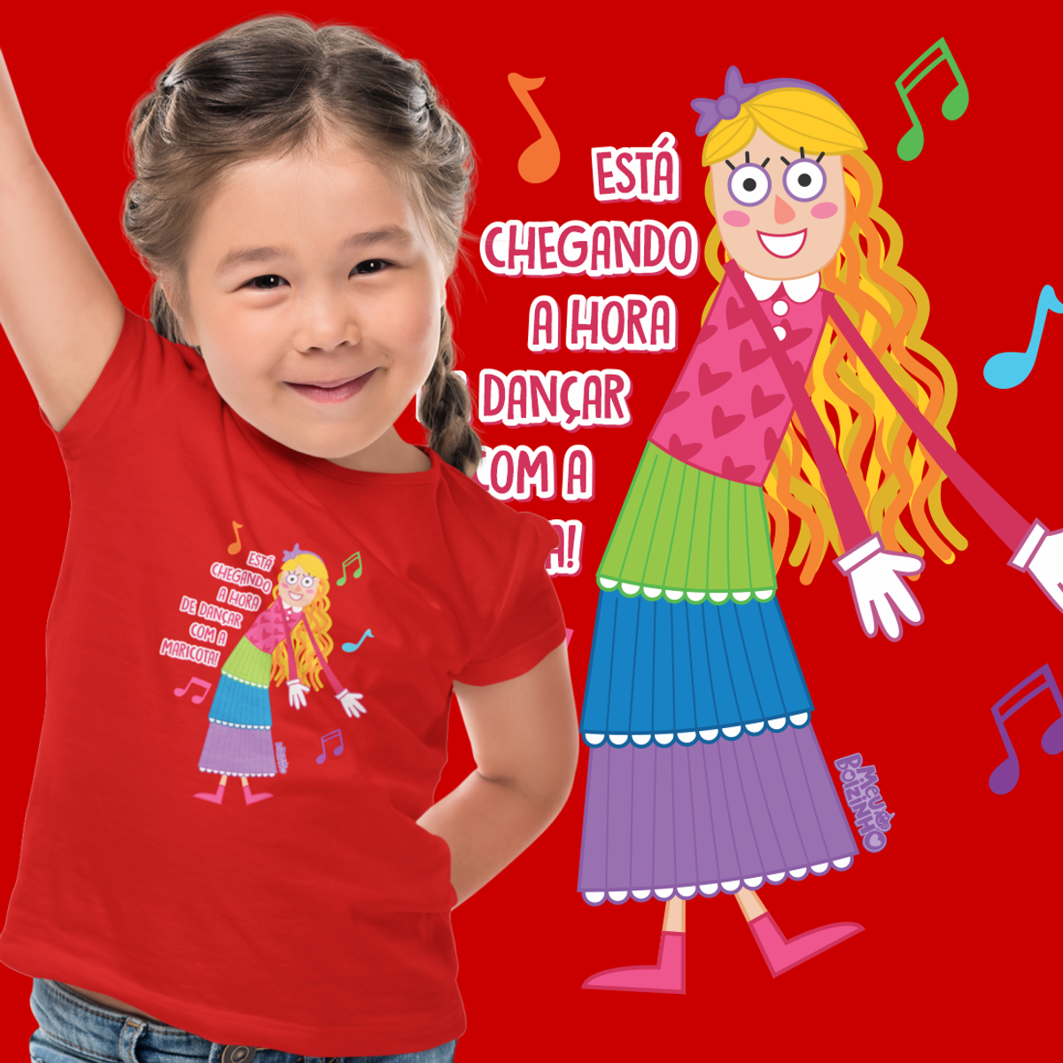 Nome do produto: Camiseta Infantil I Maricota