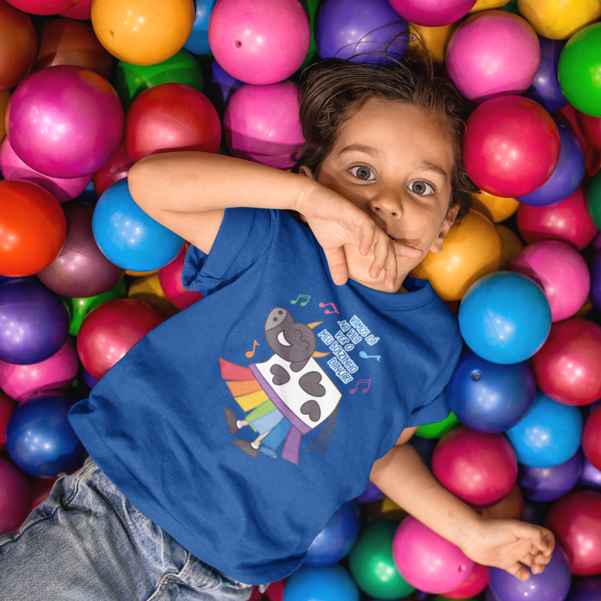 Nome do produto: Camiseta Infantil I Boizinho