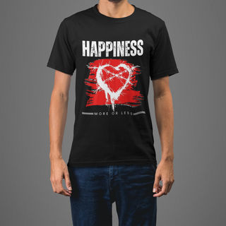 Nome do produtoCamiseta Happiness Preta